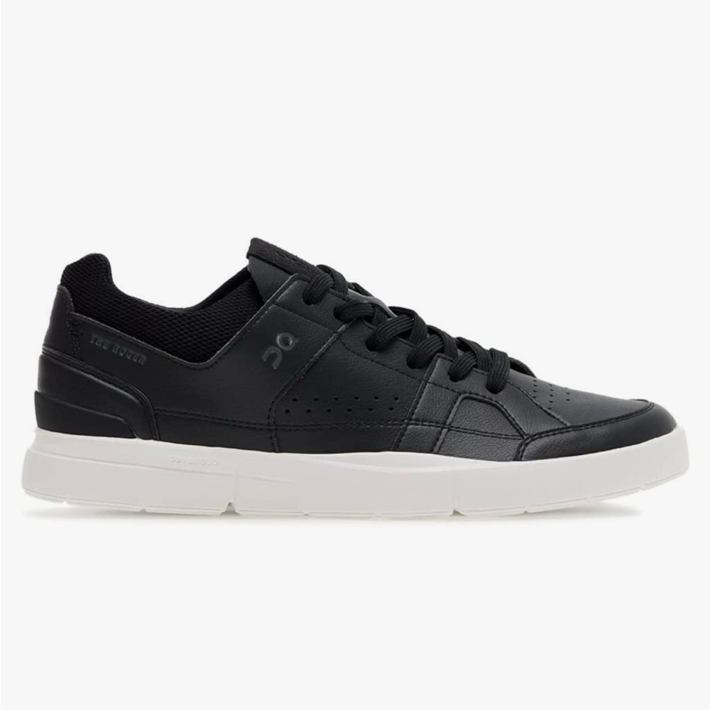 On The Roger CloudTec Black/White Womens size 8 Vegan Leather Mens size 6.5